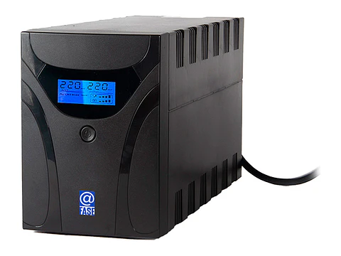 Elise AUR-1000-LCD-USB - UPS Interactivo Fase, 1000 VA / 600 W, Puerto inteligente USB-HID