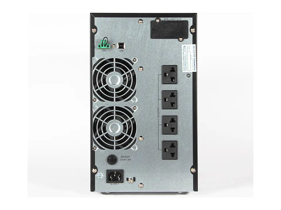 Elise UDC-2K-T-G2 - UPS, On-Line, 2000 VA, 1800 W, 220VAC, Monofásico con tierra, USB 2