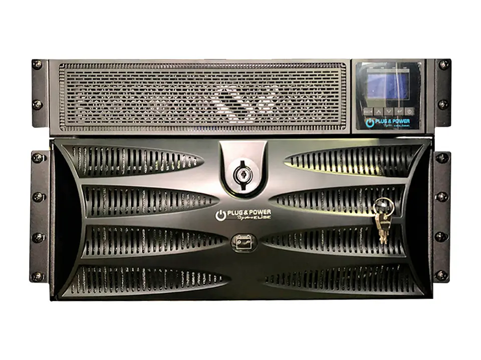 Elise URT-10K-G2-6U-16B-B - UPS On Line Rack/tower (urt) Plug & Power, 10000VA / 10000W, 230V, USB, RS-232 (DB-9) 2