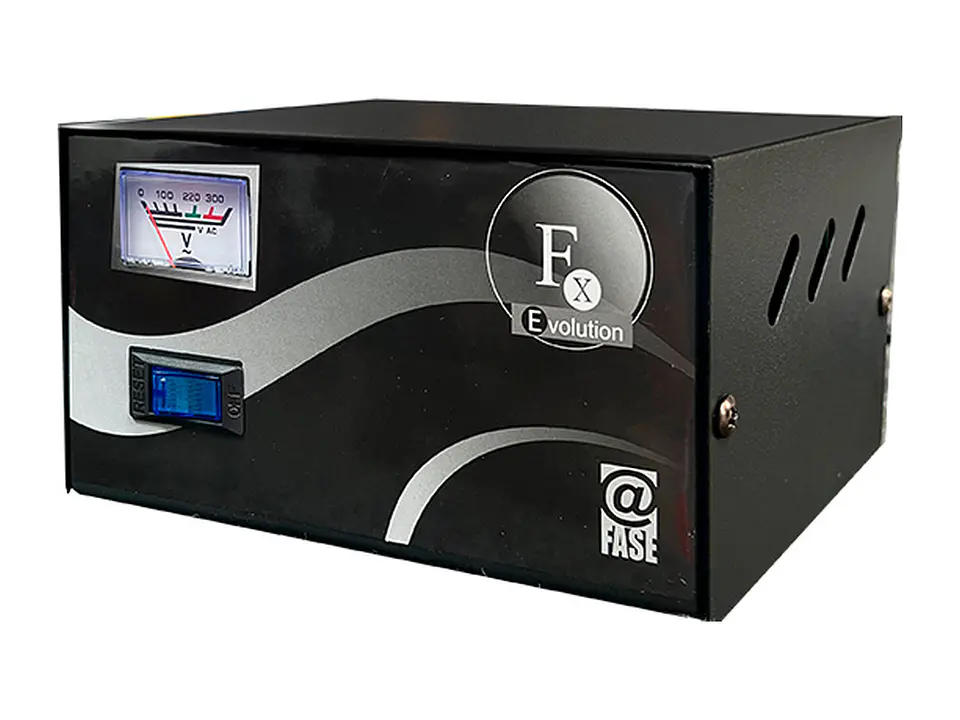 Elise FXE-10 - Estabilizador - Fase, Sólido, 1.0kVA, 4 tomas a 220VAC, 1 toma By-pass 1