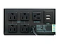 Elise FXE-10 - Estabilizador - Fase, Sólido, 1.0kVA, 4 tomas a 220VAC, 1 toma By-pass - Miniatura 2