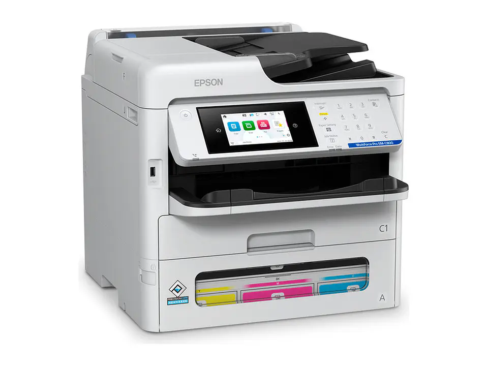Epson C11CK19301 - Impresora MFP Color WorkForce Pro EM-C800, Imprime/Escanea/Copia/Fax/USB/WLAN/LAN 4