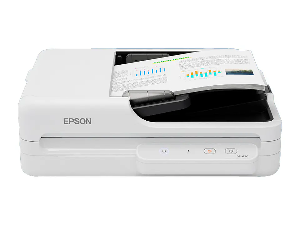Epson B11B273201 - Escaner de documentos de cama plana a color DS-1730, Duplex, Interfaz: USB 2.0 1