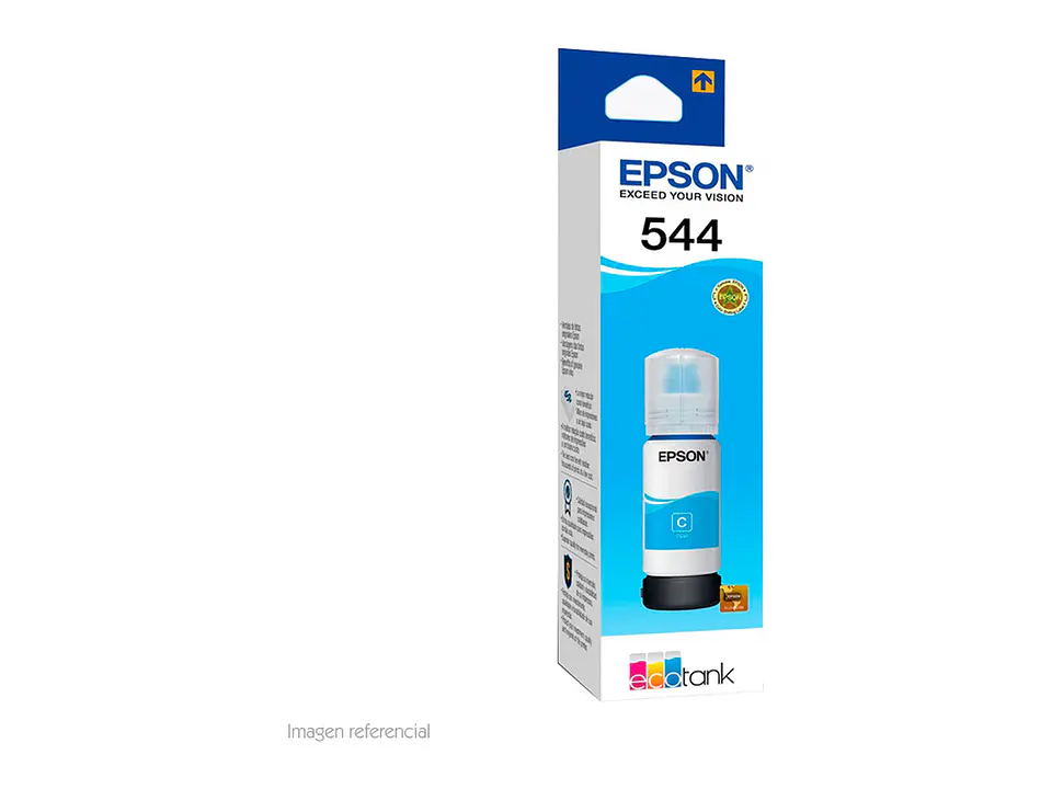 Epson T544220-AL - Botella de tinta, color Cian, contenido 65ml 1