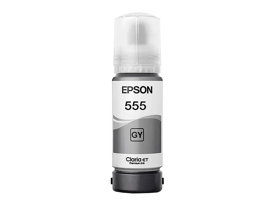 Epson T555520-AL - Botella de Tinta Gris T555520 1
