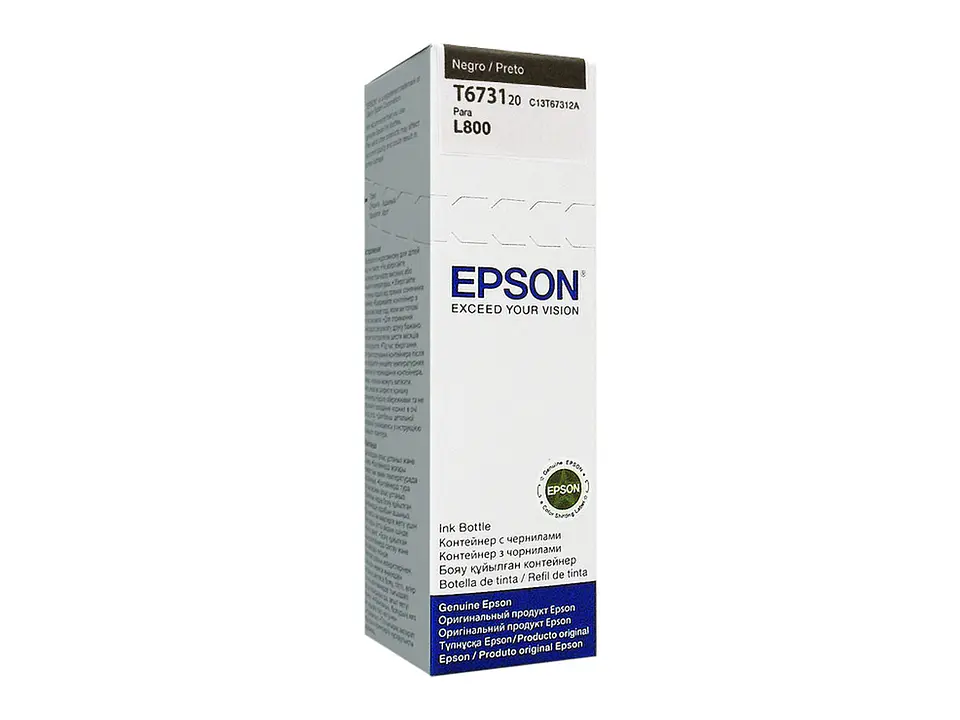 Epson T673120-AL - Tinta Negra L800 1
