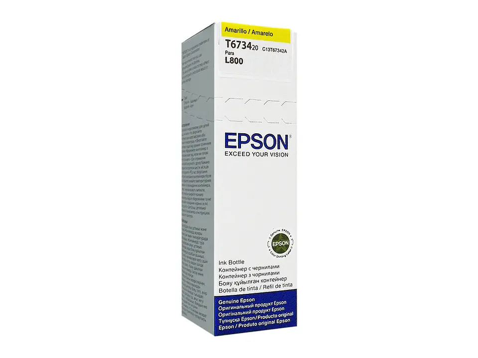Epson T673420-AL - Tinta L800 Amarilla 1