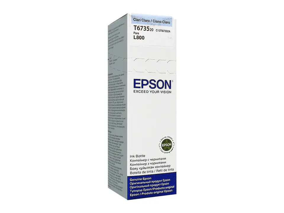 Epson T673520-AL - Tinta L800 Cian Claro 1