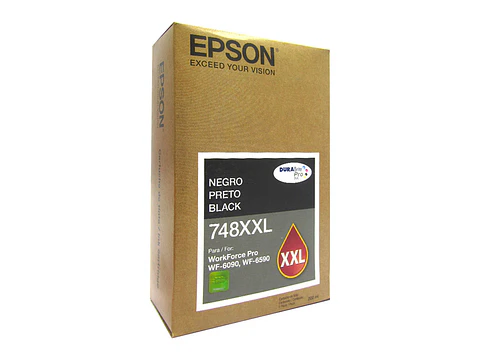 Epson T748XXL120-AL - Cartucho de Tinta Color Negro, Extra Alta Capacidad, 748XXL