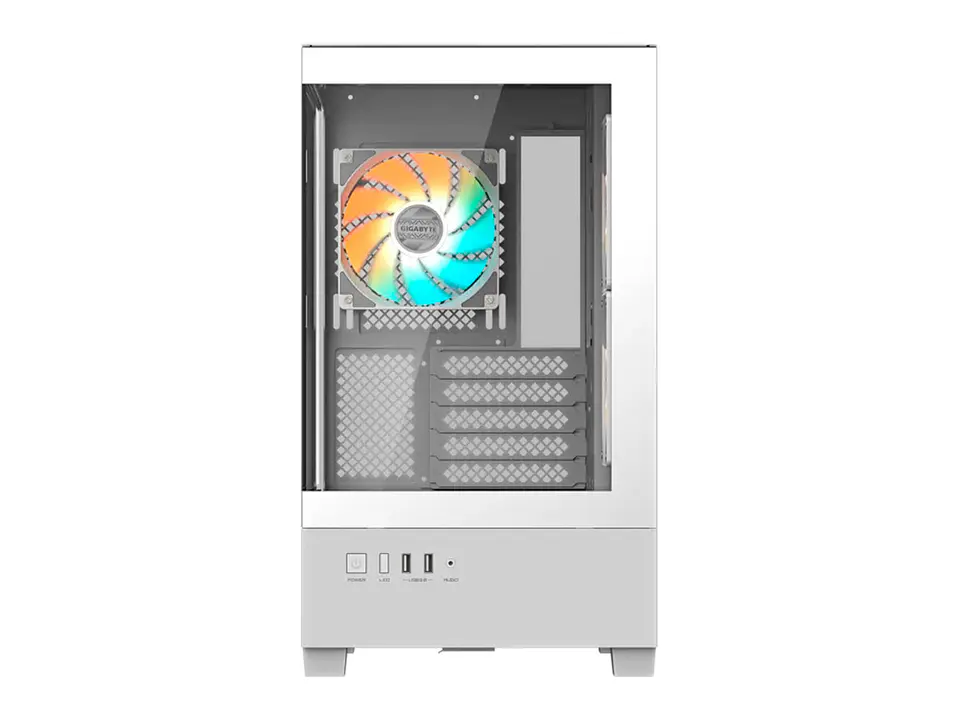 Gigabyte GB-C201PI - Case GB-C201P PANORAMIC, Mid Tower, Compatible con mini-ITX/m-ATX, Color blanco 2