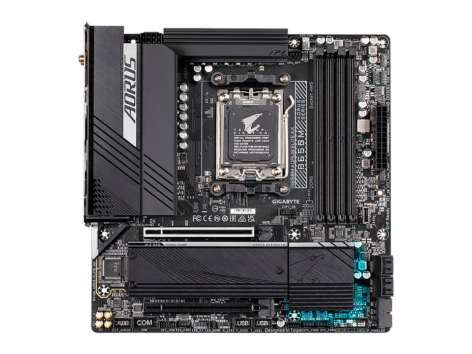 Motherboard Gigabyte B650M AORUS ELITE AX, Chipset AMD B650, Socket AMD AM5, mATX 1