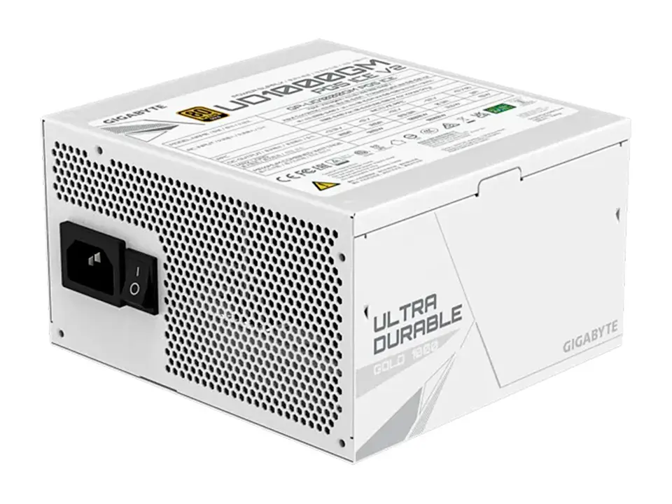 Fuente de alimentación GIGABYTE UD1000GM PG5 V2 ICE 1000W, 80 PLUS Gold, Formato ATX. 3