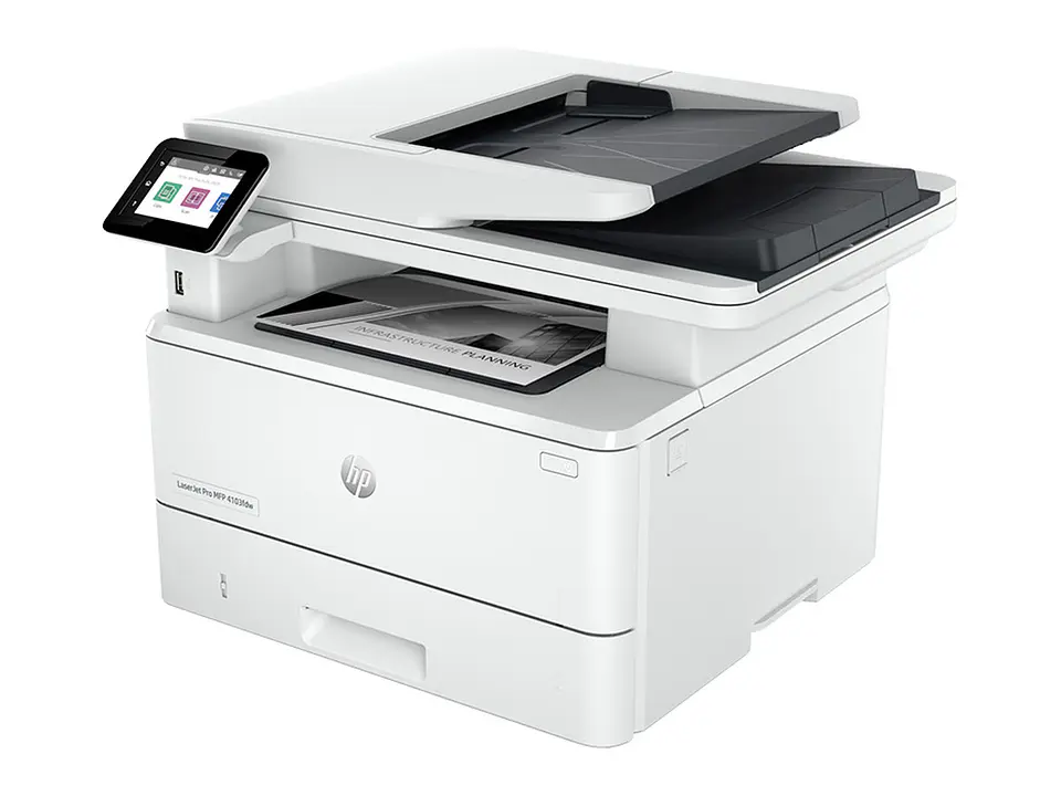 Impresora Monocromatica HP LaserJet Pro MFP 4103fdw, Imprime/Copia/Escanea/Fax/USB 2.0 2