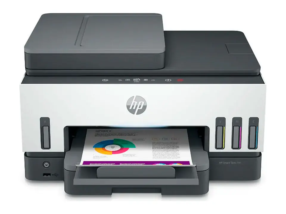 Mltifuncional de tinta HP Smart Tank 790, imprime/escanea/copia/fax/Wi-Fi/USB/Ethernet 1