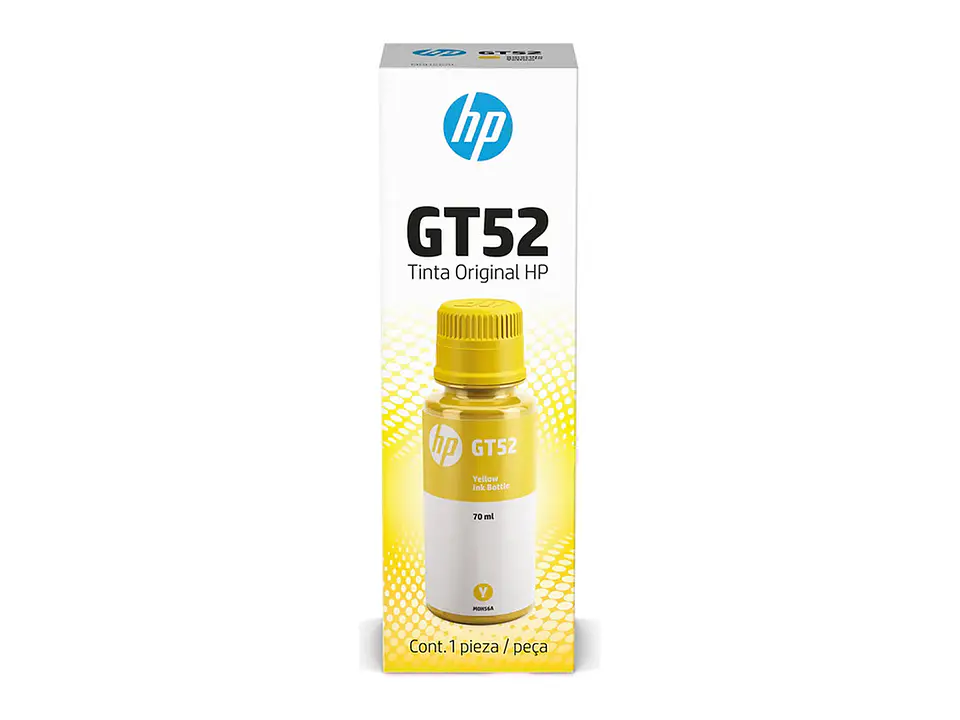 HP M0H56AL - Botella de tinta original Amarillo HP GT52, 70ml 1