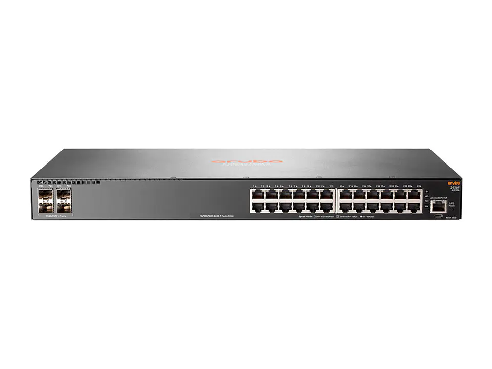 HPE JL253A - Switch Aruba 2930F, 24 RJ-45 GbE, 4 SFP+ 1/10GbE 1