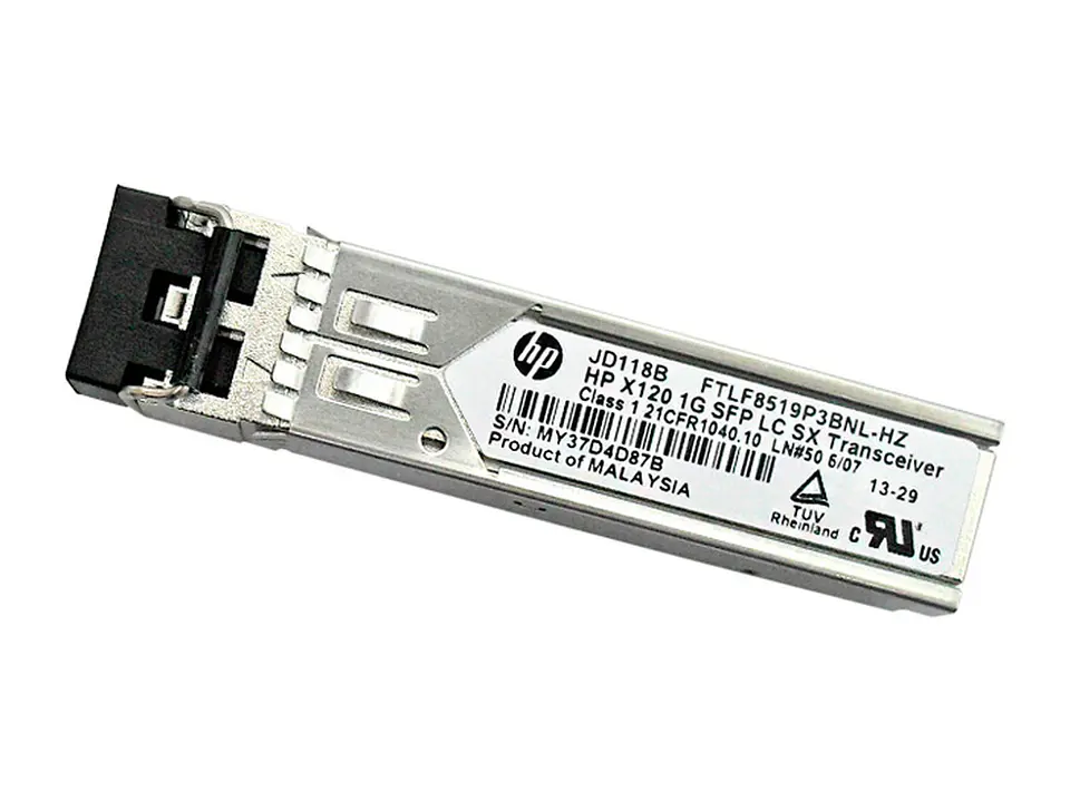 HPE JD118B - Módulo de transceptor HP X120, LC 1000Base-SX, SFP (mini-GBIC), 1Gbps 1
