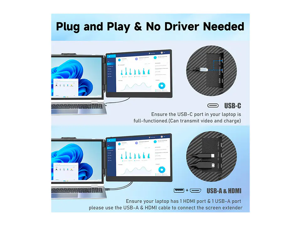 Kefeya S1 - Extensor de monitor de 14