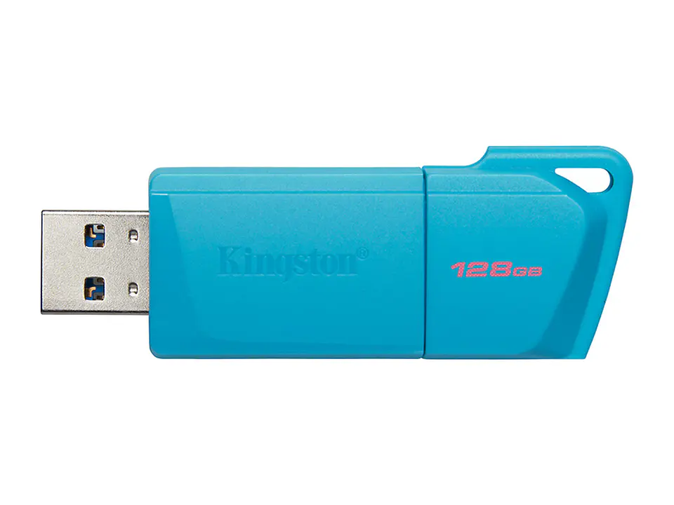 Kingston KC-U2L128-7LB - Memoria Flash USB DataTraveler Exodia M, 128GB, interfaz: USB 3.2 Gen 1, Azul 2
