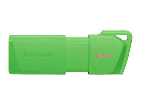 Kingston KC-U2L128-7LG - Memoria Flash USB DataTraveler Exodia M, 128GB, interfaz: USB 3.2 Gen 1, Verde