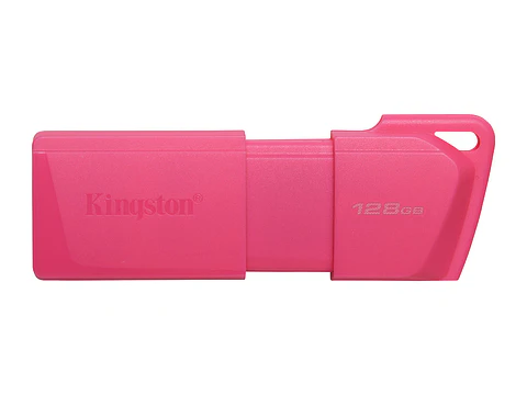 Kingston KC-U2L128-7LN - Memoria Flash USB DataTraveler Exodia M, 128GB, interfaz: USB 3.2 Gen 1, Rosado