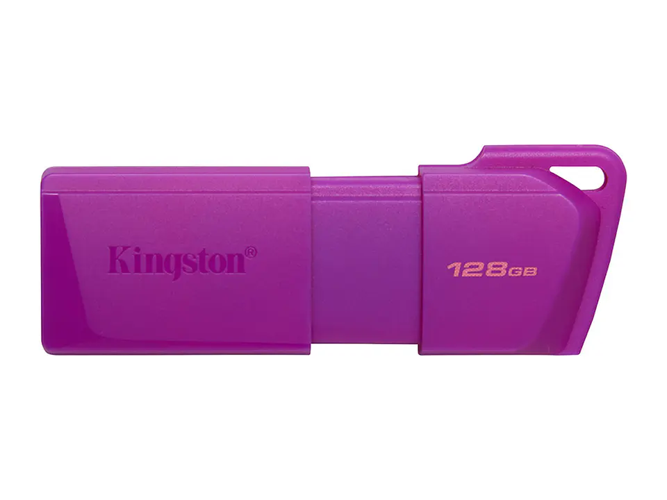 Kingston KC-U2L128-7LP - Memoria Flash USB DataTraveler Exodia M, 128GB, interfaz: USB 3.2 Gen 1, Morado 1