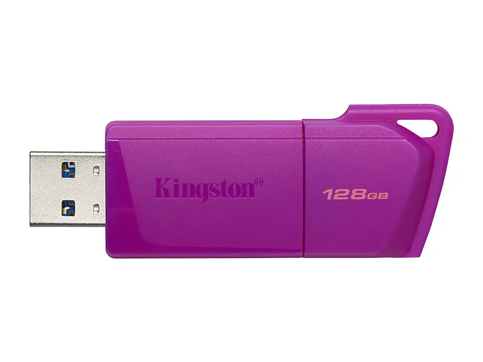 Kingston KC-U2L128-7LP - Memoria Flash USB DataTraveler Exodia M, 128GB, interfaz: USB 3.2 Gen 1, Morado 2