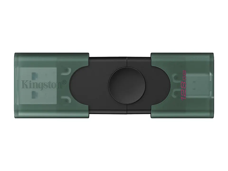 Kingston DTDEG2/128GB - Memoria Flash USB DataTraveler Duo, 128GB USB 3.2 Gen 1, Color Negro Mate 1