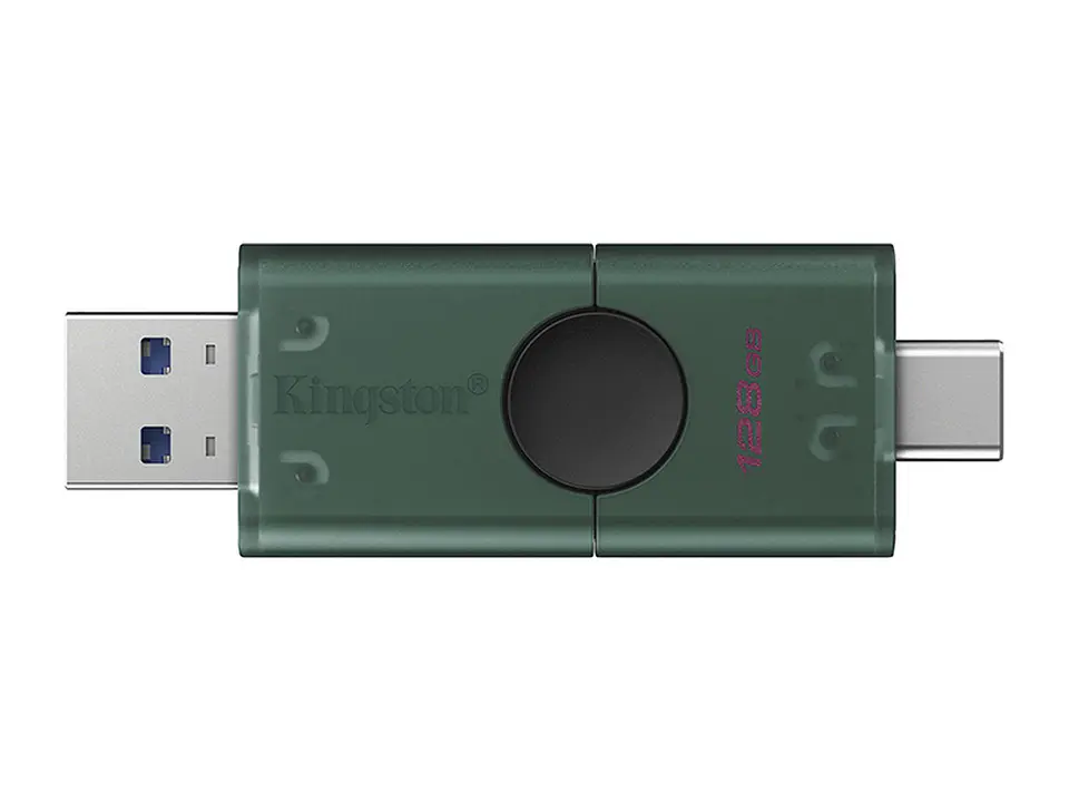 Kingston DTDEG2/128GB - Memoria Flash USB DataTraveler Duo, 128GB USB 3.2 Gen 1, Color Negro Mate 2