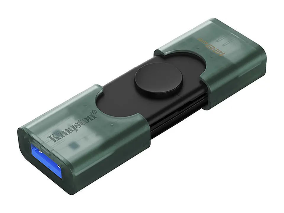 Kingston DTDEG2/128GB - Memoria Flash USB DataTraveler Duo, 128GB USB 3.2 Gen 1, Color Negro Mate 3