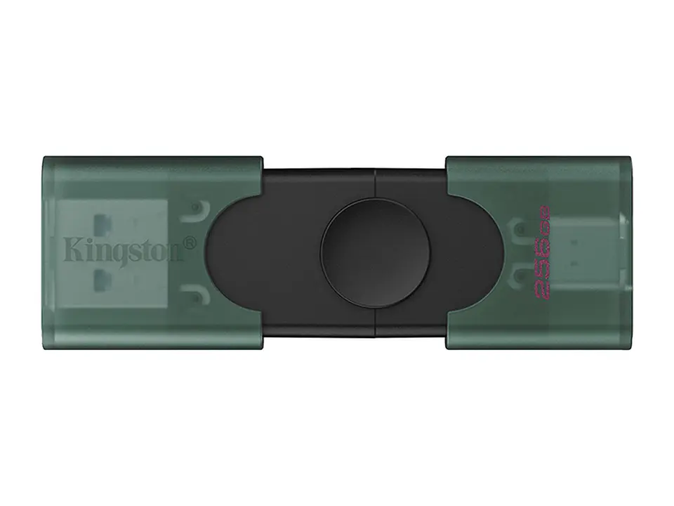 Kingston DTDEG2/256GB - Memoria Flash USB DataTraveler Duo, 256GB USB 3.2 Gen 1, Color Negro Mate 1
