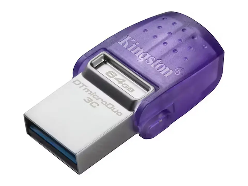 Kingston DTDUO3CG3/64GB - Memoria Flash USB DataTraveler microDuo 3C, 64GB, USB 3.2 Gen 1 1
