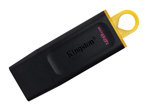 Kingston DTX/128GB - Memoria Flash USB DataTraveler Exodia 128GB, USB 3.2 Gen 1, Color Amarillo