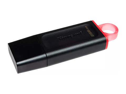 Kingston DTX/256GB - Memoria Flash USB DataTraveler Exodia 256GB, USB 3.2 Gen 1, Color Rojo