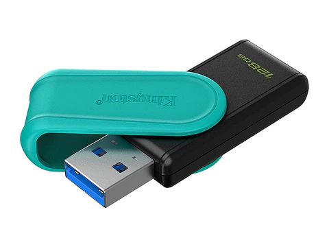Kingston DTXS/128GB - Memoria Flash USB DataTraveler Exodia S, 128GB, interfaz: USB 3.2 Gen 1, Verde
