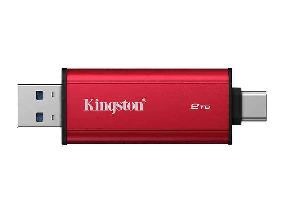 Kingston SPSD/2TB - Unidad en estado sólido Dual Portatil 2TB, Interfaz USB-A, USB-C, USB 3.2 Gen 2 2