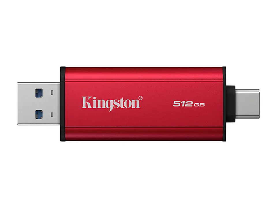 Kingston SPSD/512GB - Unidad en estado sólido Dual Portatil 512GB, Interfaz USB-A, USB-C, USB 3.2 Gen 2 2