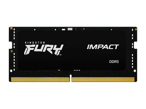 Kingston KF556S40IB-16 - Memoria SO-DIMM Fury Impact 16GB DDR5-5600MT/s, PC5-44800, CL40, 1.1V, 262-pin