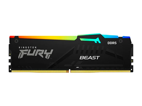 Kingston KF560C36BBE2A-16 - Memoria Fury Beast 16GB DDR5-6000MT/s, PC5-48000, CL36, 1.35V, 288-Pin, RGB