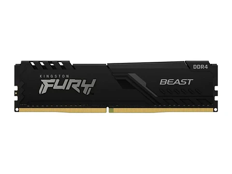 Kingston KF432C16BB/32 - Memoria UDIMM Fury Beast, 32GB, DDR4, 3200MT/s, PC4-25600, CL16, 1.35V, Negro