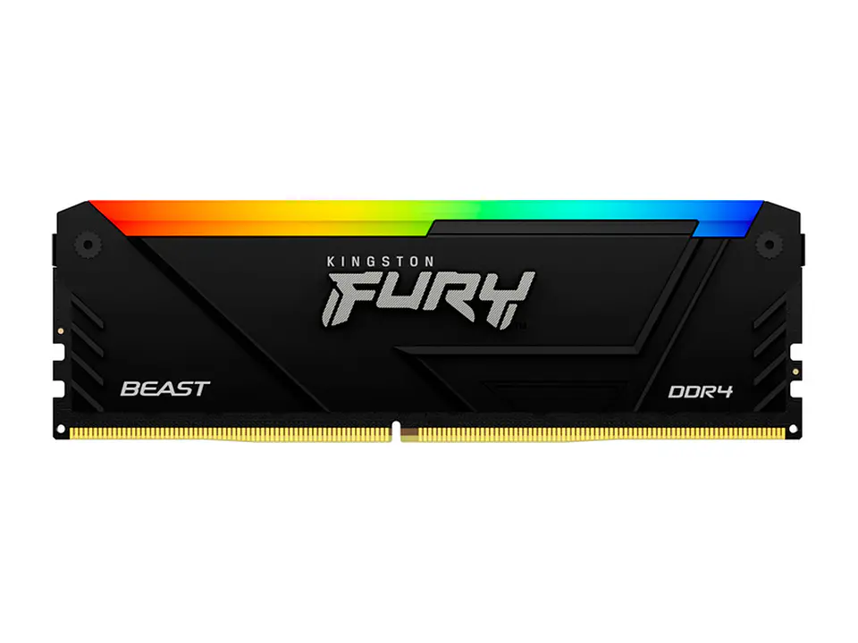 Kingston KF432C16BB2A/32 - Memoria Fury Beast 32GB DDR4-3200MT/s PC4-25600, CL16, 1.35V, 288-Pin, RGB, DIMM 1