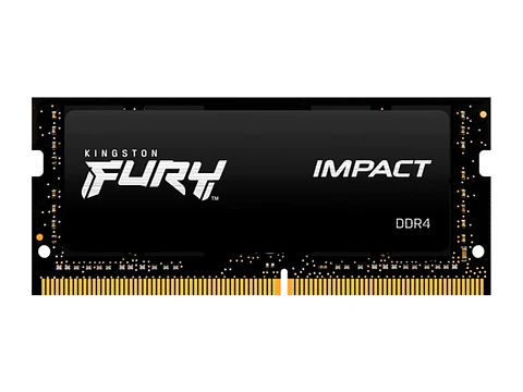 Kingston KF432S20IB/8 - Memoria SODIMM Fury Impact, 8GB, DDR4, 3200MT/s, PC4-25600, CL20, 1.2V