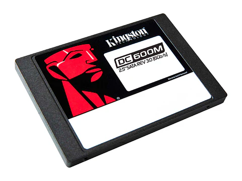 Kingston SEDC600M/3840G - Unidad en estado solido DC600M 3840GB, SATA Rev. 3.0 (6Gb/seg), 2.5"