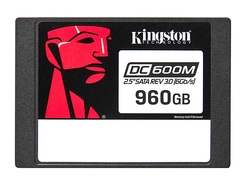 Kingston SEDC600M/960G - Unidad en estado solido DC600M 960GB, SATA Rev. 3.0 (6Gb/seg), 2.5"