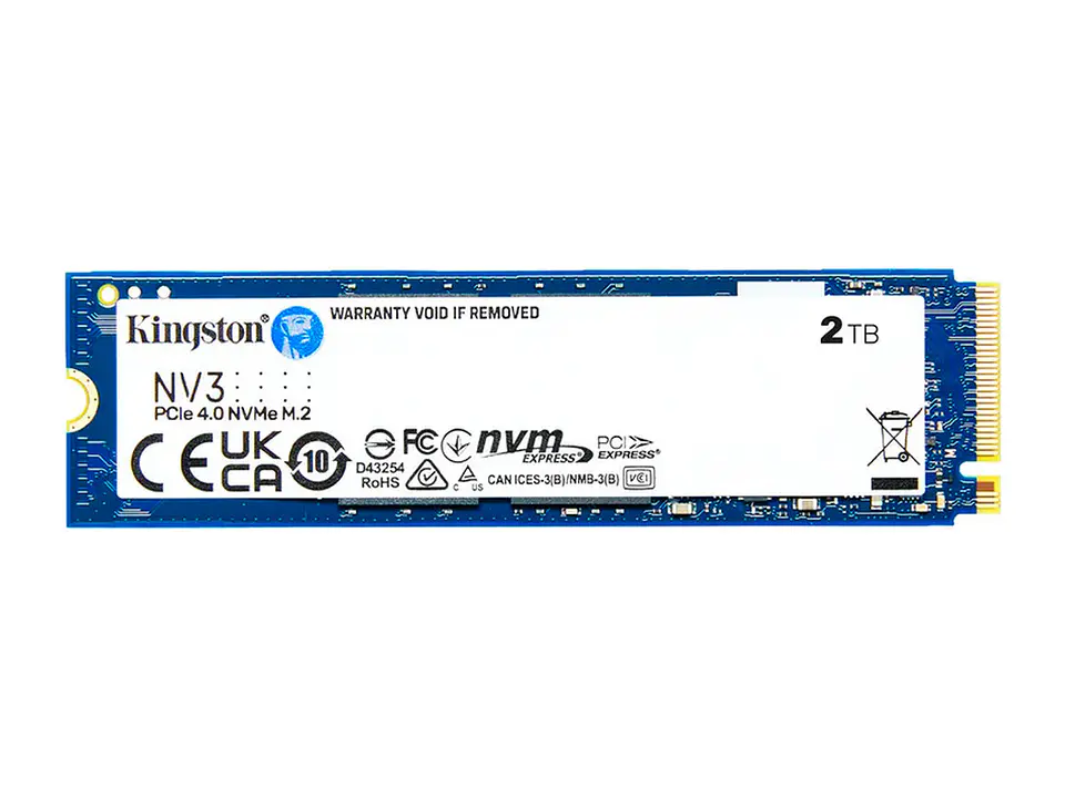 Kingston SNV3S/2000G - Unidad en estado solido 2000GB NV3 PCIe 4.0 NVMe M.2 SSD 1