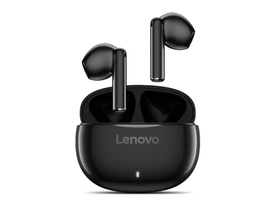 Lenovo GXD1Q65146 - Auriculares estéreo inalámbricos con microfono E310 independientes, color negro 1