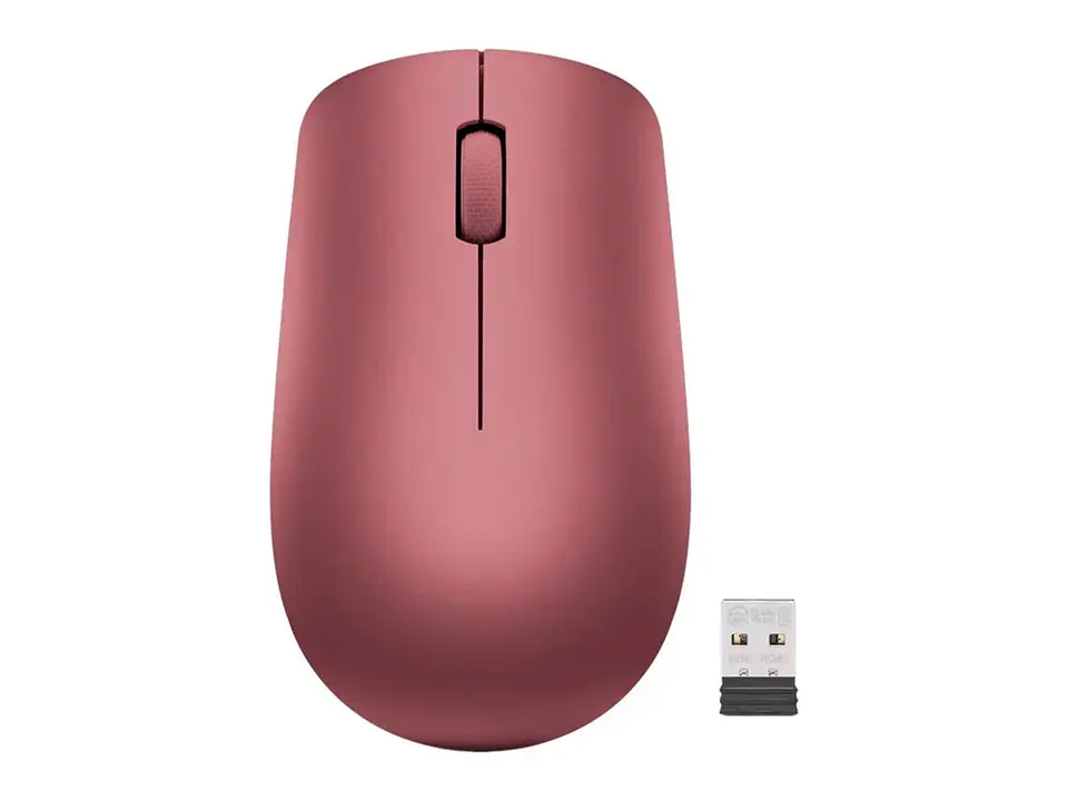 Lenovo GY50Z18991 - Mouse 530 Inalambrico/Diseño Ambidextro/Sensor Optico/1200 DPI/Color Rojo Cereza 2
