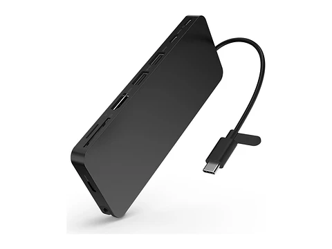 Lenovo 4X11N40212 - Hub de puertos portatil, delgado, Interfaz: USB-C, Color Eclipse Black (Negro)
