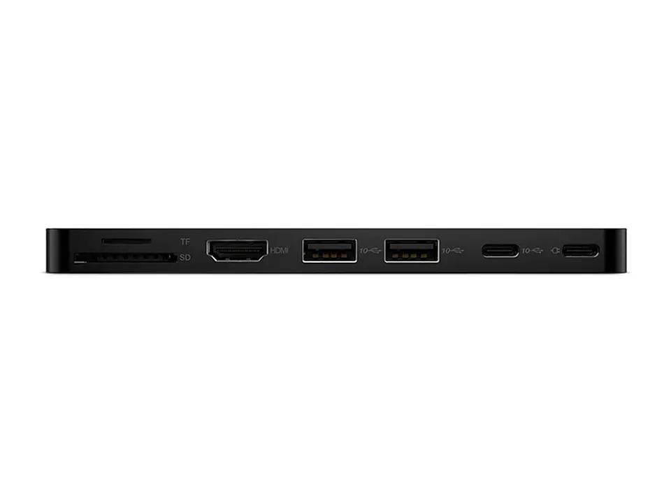 Lenovo 4X11N40212 - Hub de puertos portatil, delgado, Interfaz: USB-C, Color Eclipse Black (Negro) 3