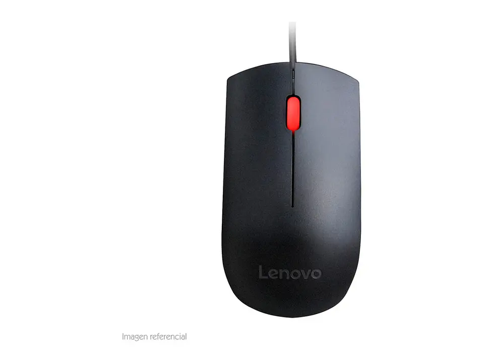 Lenovo 4Y50R20863 - Mouse óptico Essential, 1600 dpi, USB, Negro, presentación en caja 3